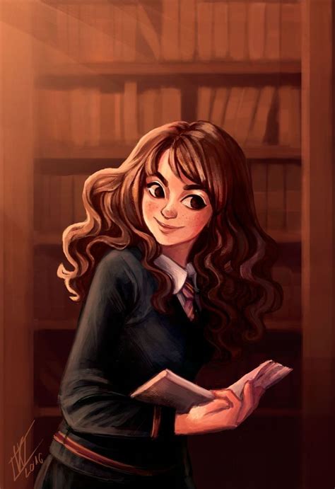 hermione fan art|hermione granger fan art wiebkeart.